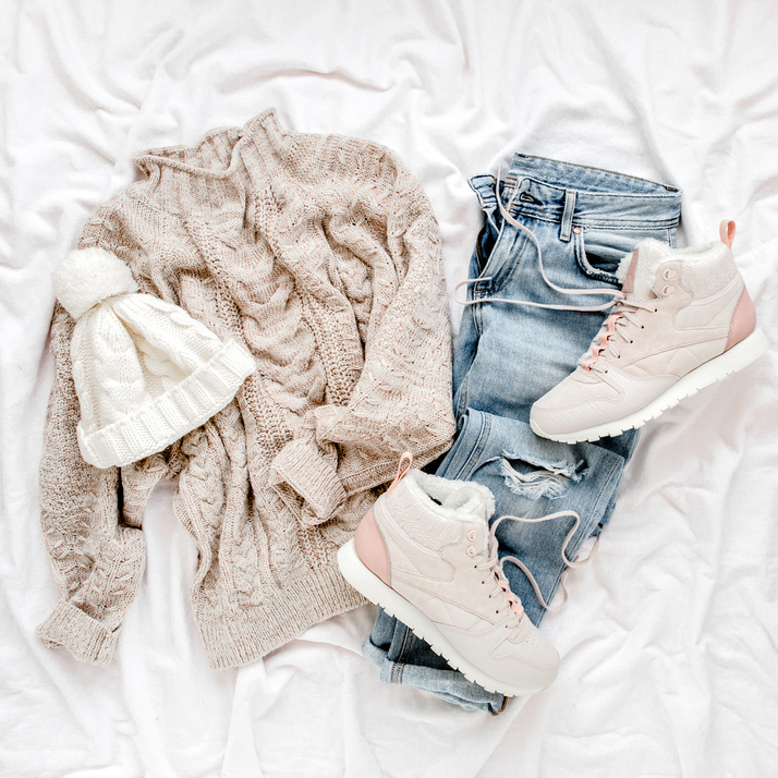 Cozy Casual Outfit Flatlay